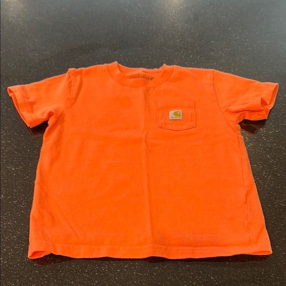 Carhartt Kids 2/3T Orange T-Shirt and Cream Hoodie Set - Picture 8 of 11